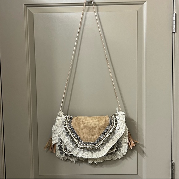 Revolve SHASHI Leela Clutch in Natural - Picture 3 of 7